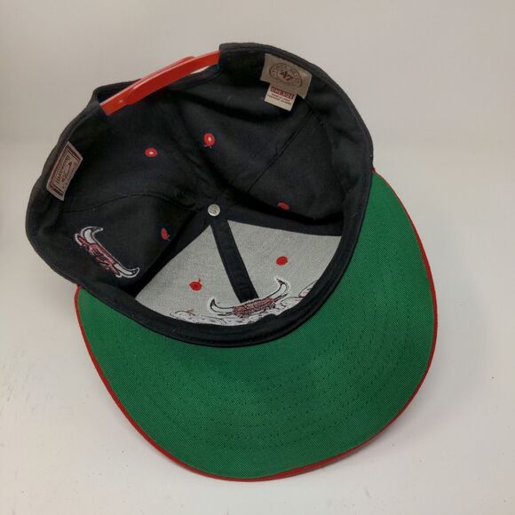 '47 Brand Chicago Bulls Snapback Hat Black Rack One Size Embroidered Logo - Picture 10 of 13